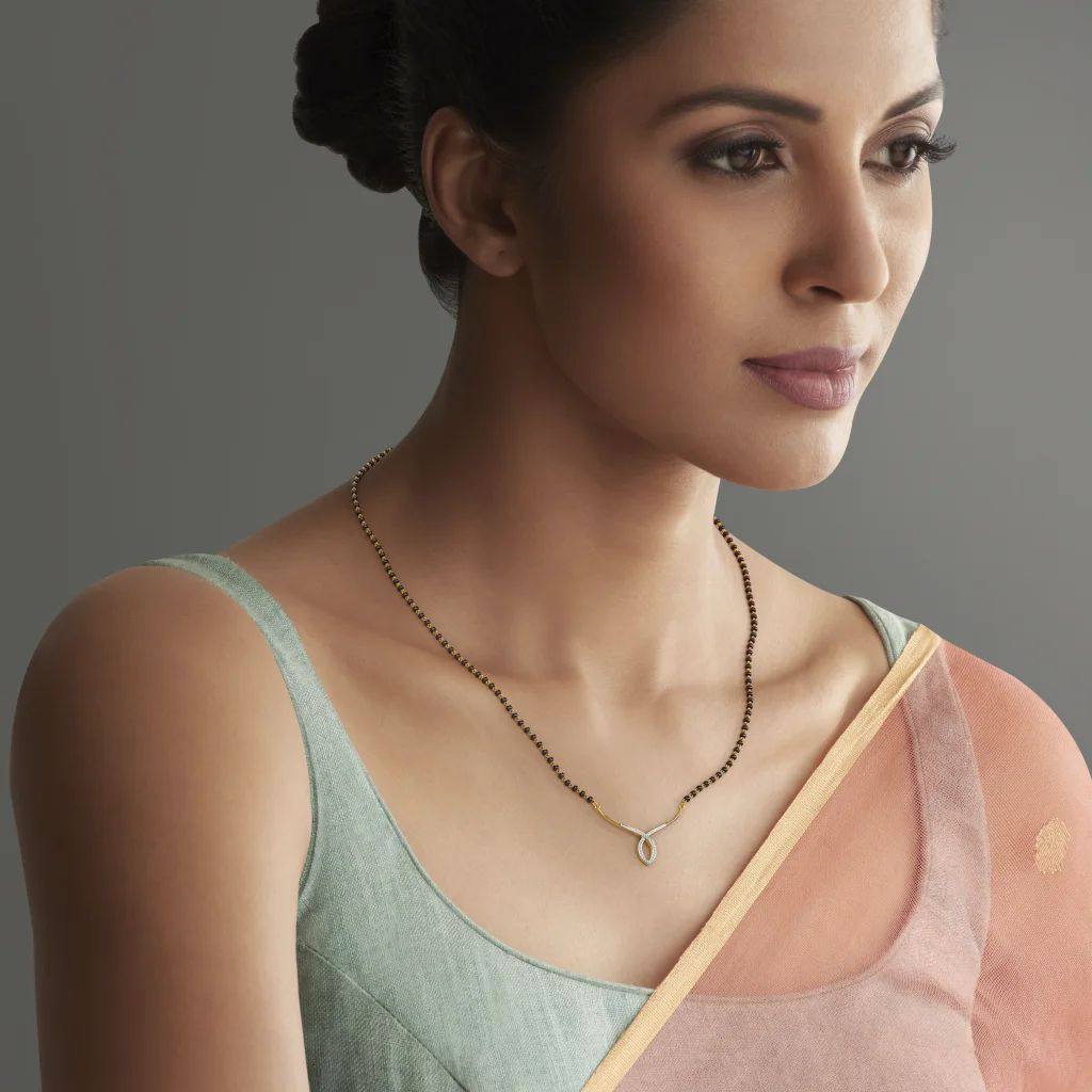 Classic V Shape Short Mangalsutra