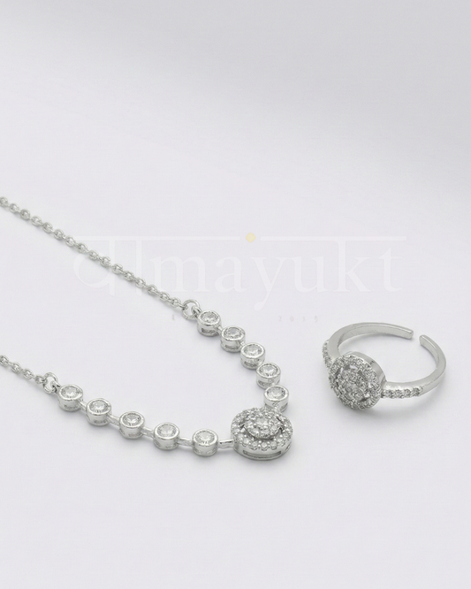 Combo Set of Dear Pendant Chain With Ring
