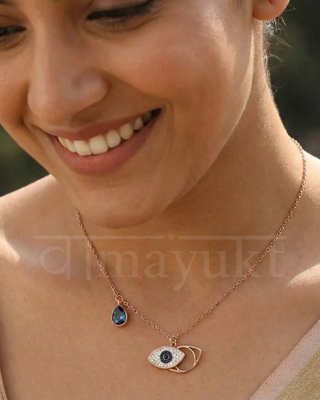 Monalisa evileye Necklace waterproof