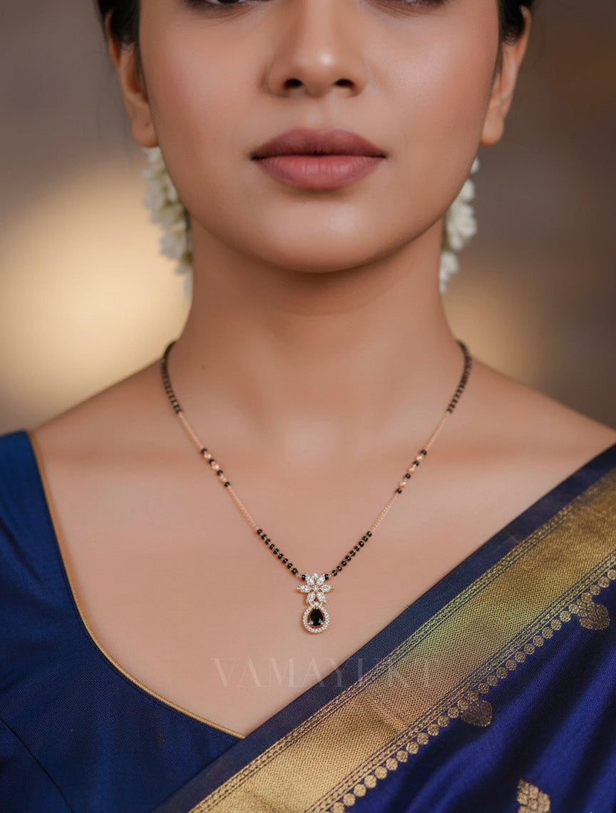 Amaya black modern mangalsutra