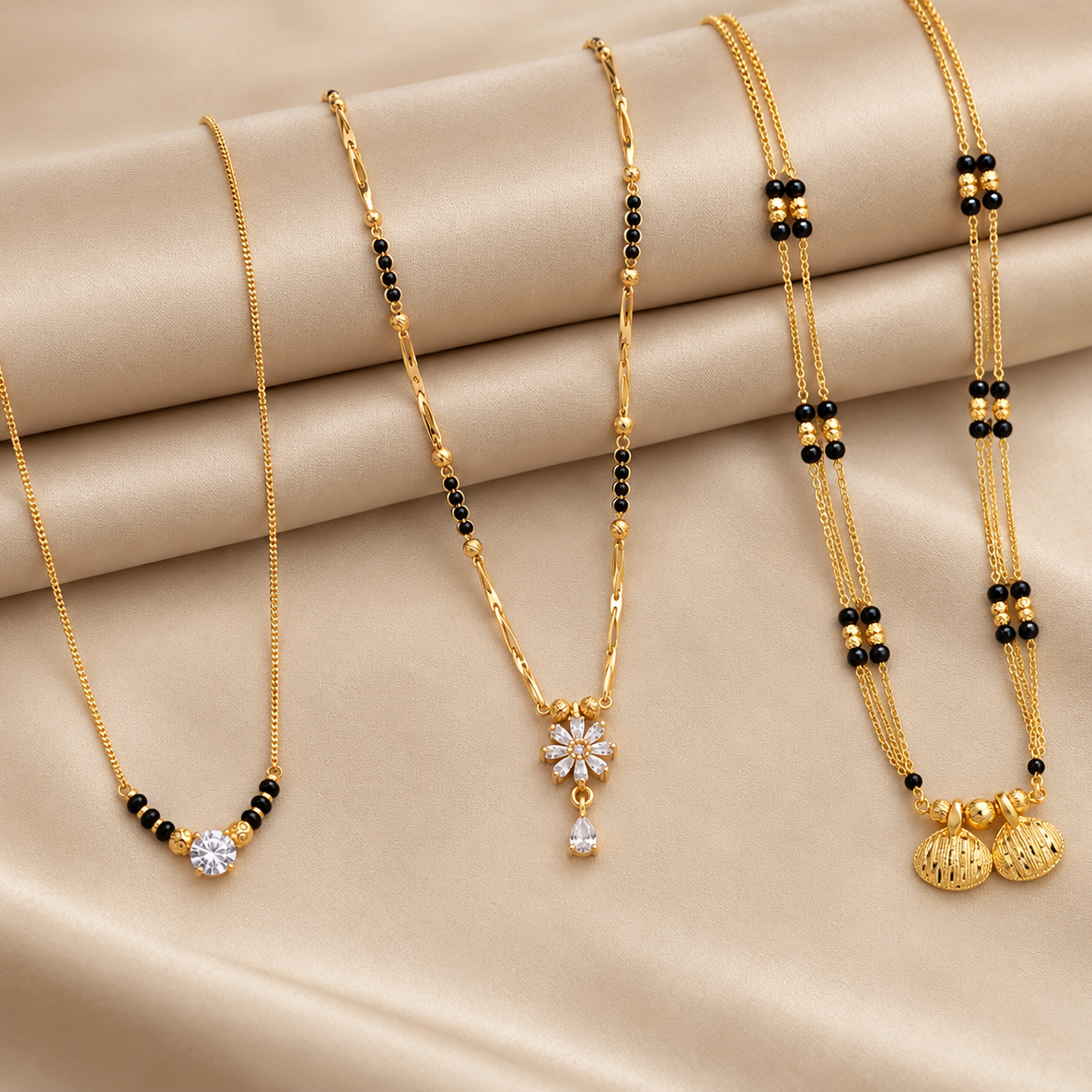 Elegant Modern Gold Mangalsutra Collection| Avni Minimal ,Elite V4 and Vati Mangalsutra