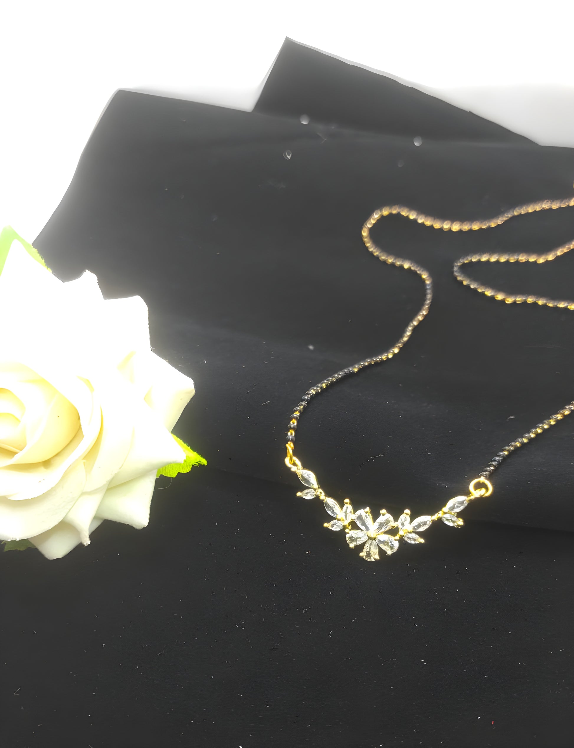 Flowervalley A.D Mangalsutra 18 Inch