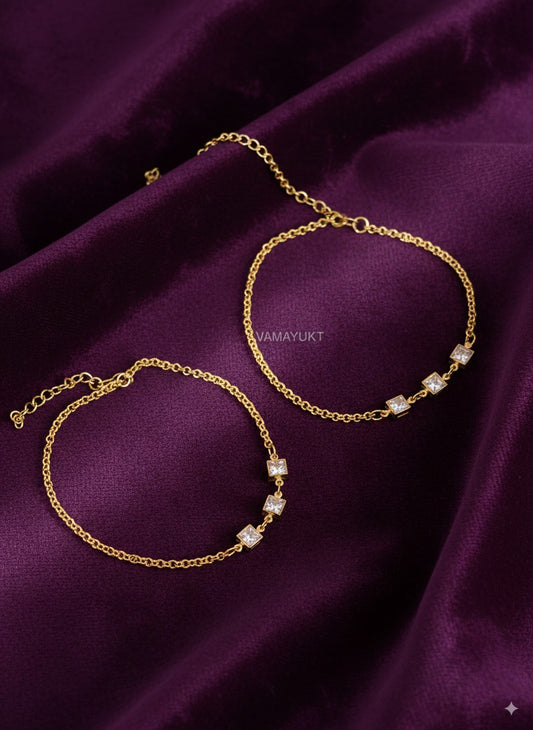 Nupura A.D anklet dn2 square