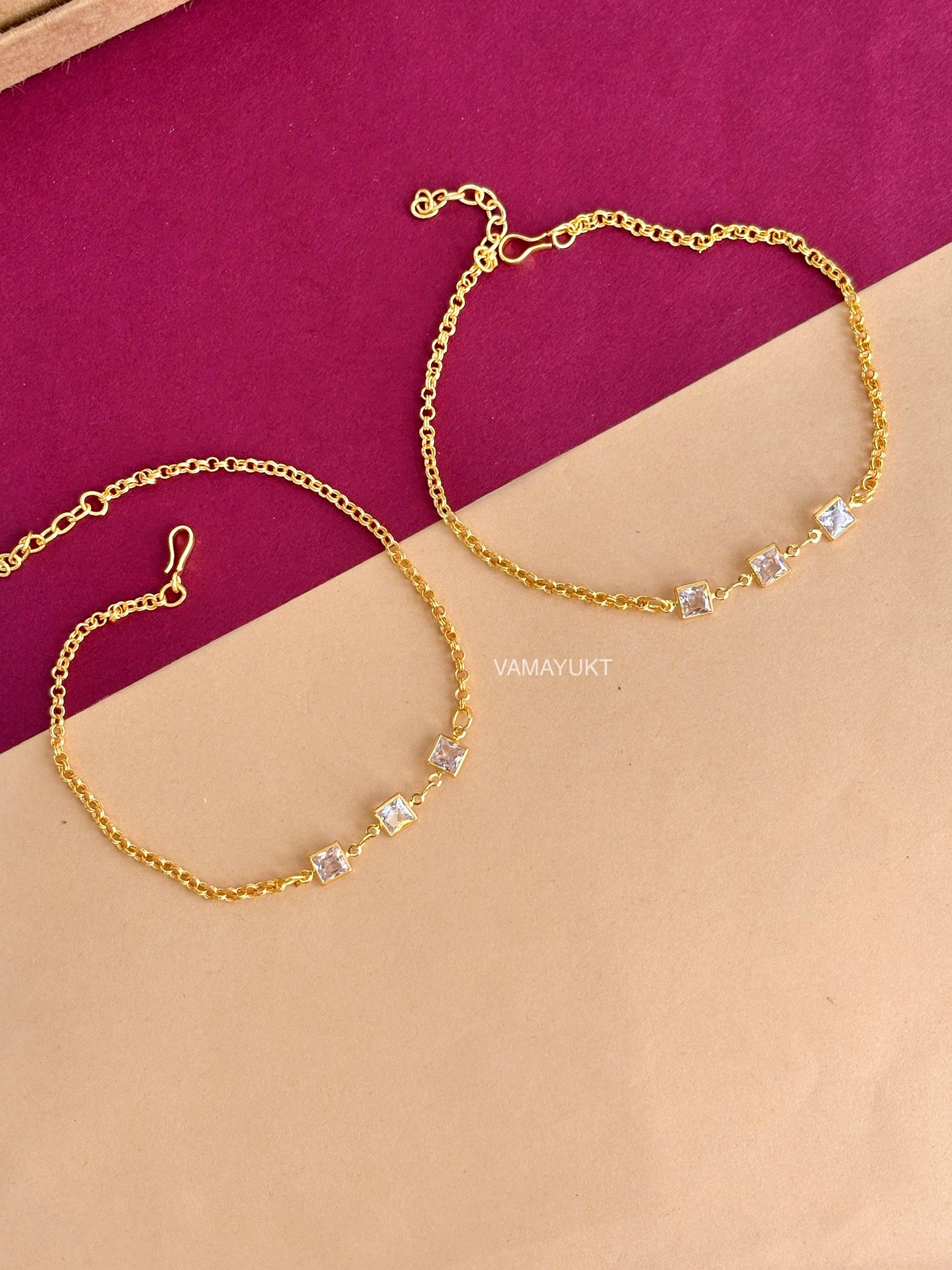 Nupura A.D anklet dn2 square