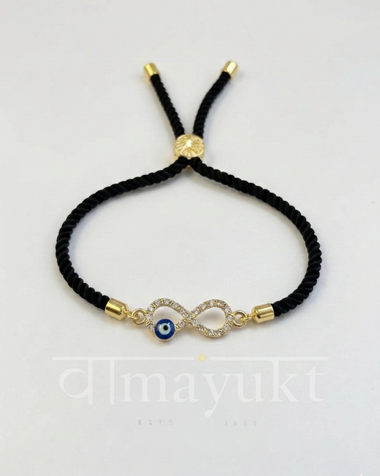 Black Infinity Bracelate