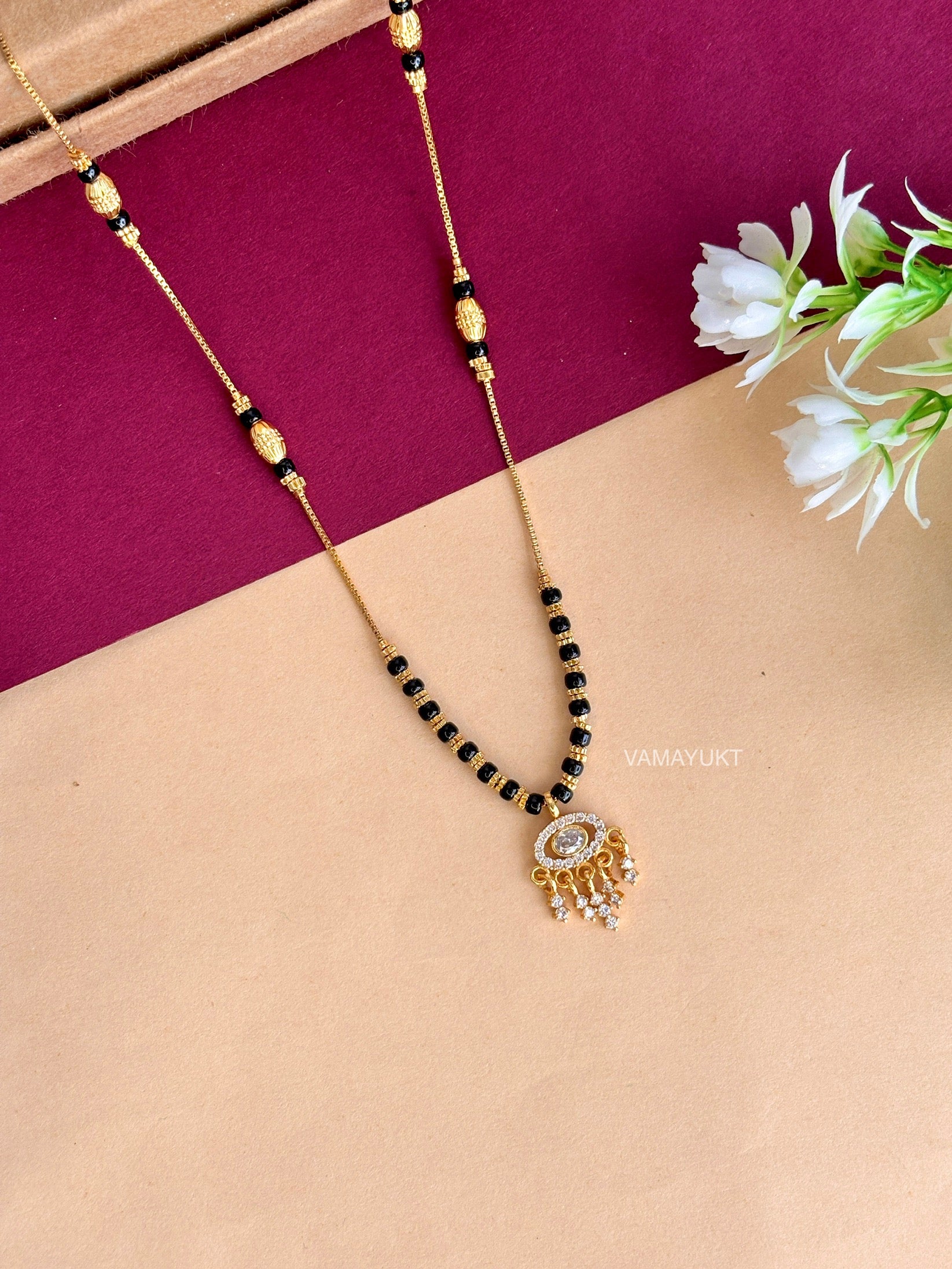 Zara 18 k modern mangalsutra