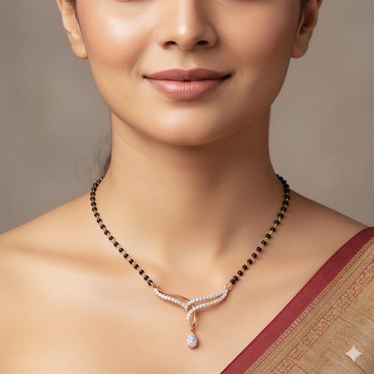 kriti elegant mangalsutra
