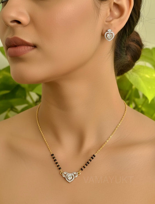 Combo Set of Tania Heart  modern mangalsutra