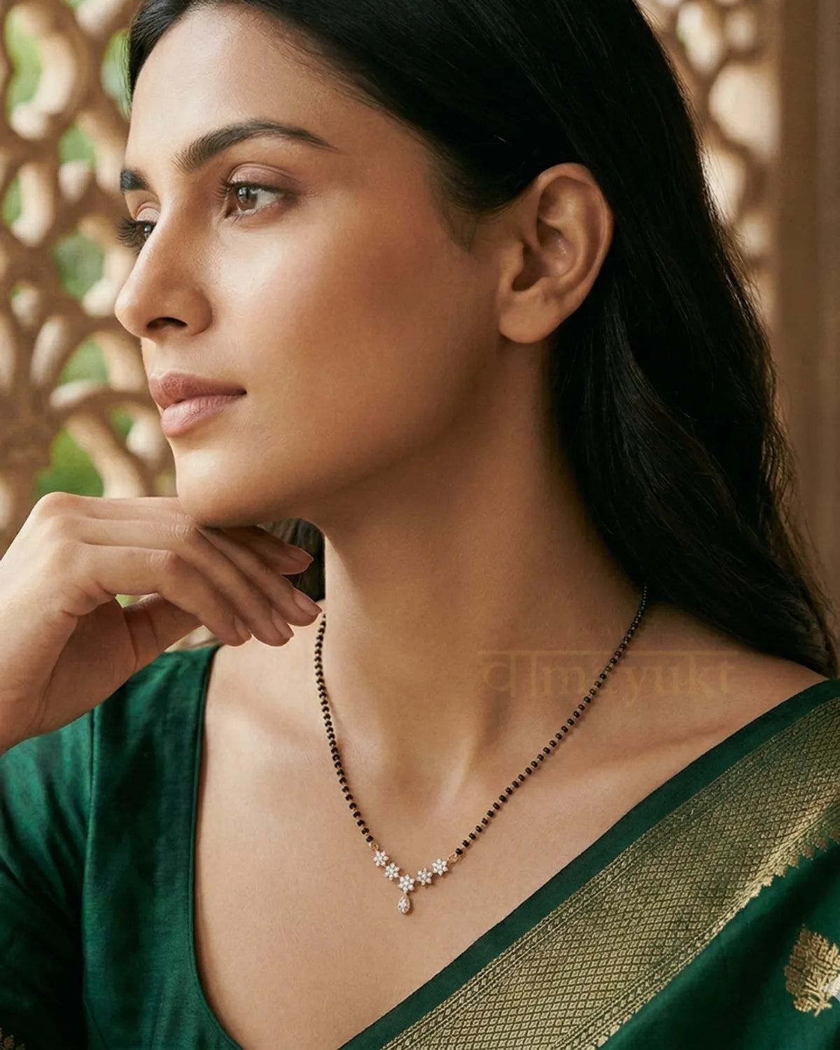 Shreya Black Bead + Elite V4 + Avni Minimal Mangalsutra – 3 Piece Combo