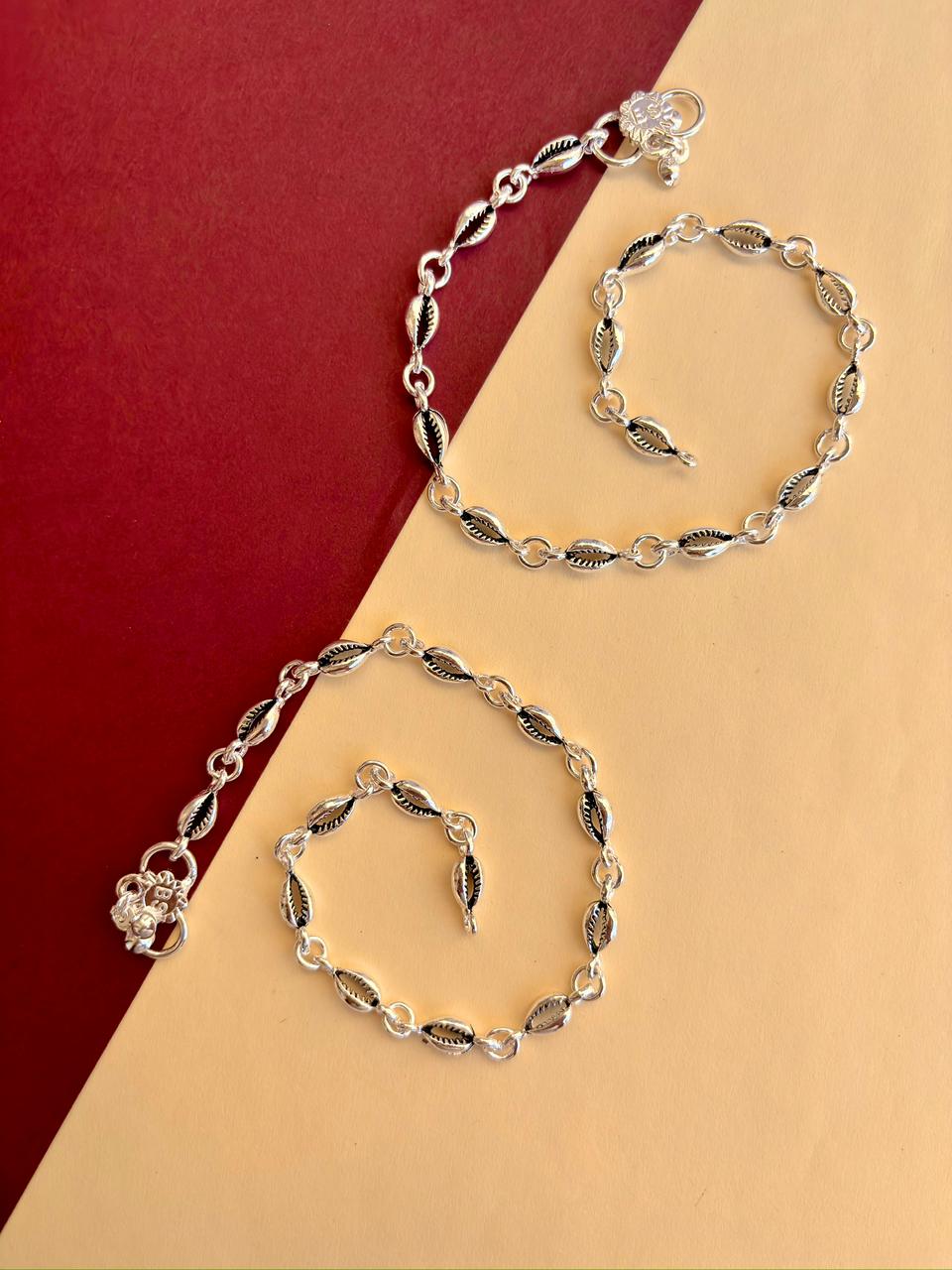 silver Kauri anklet