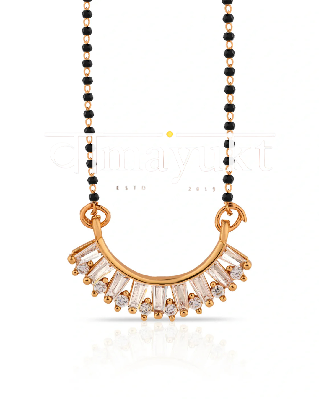 Myra gold plated mangalsutra