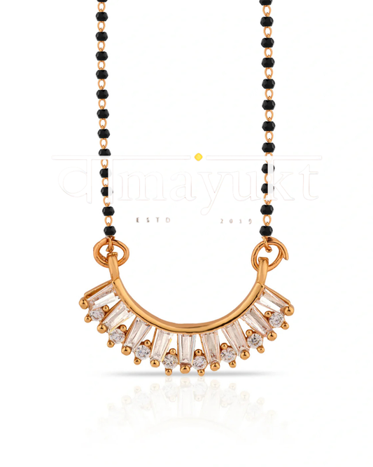 Myra gold plated mangalsutra