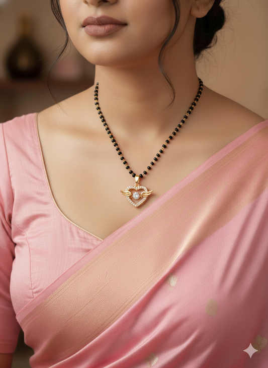 Aster heart   Waterproof Mangalsutra 18 inch
