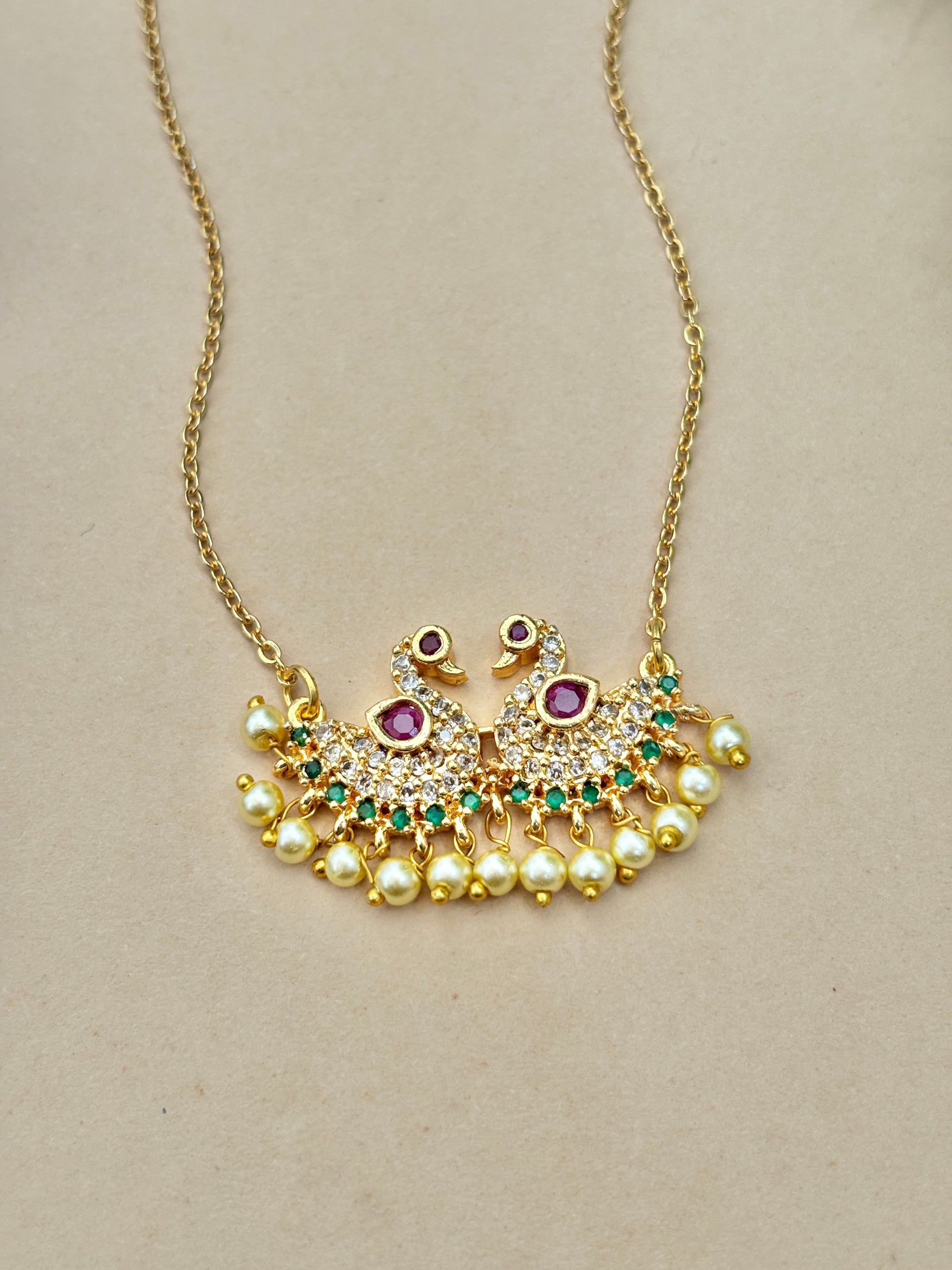 Peacock Pendant Chain