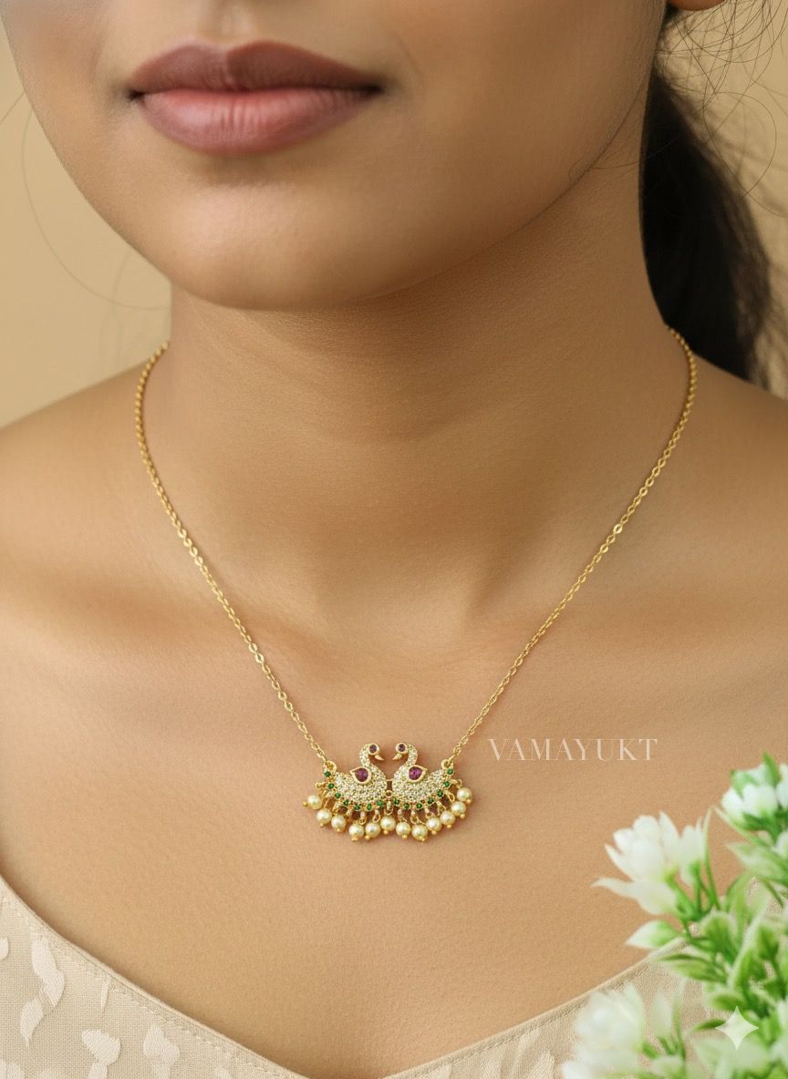 Peacock Pendant Chain