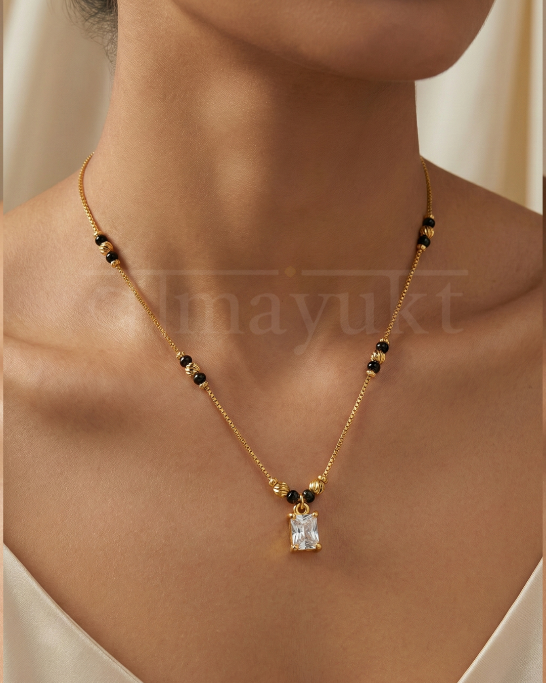 Kia emerald modern mangalsutra