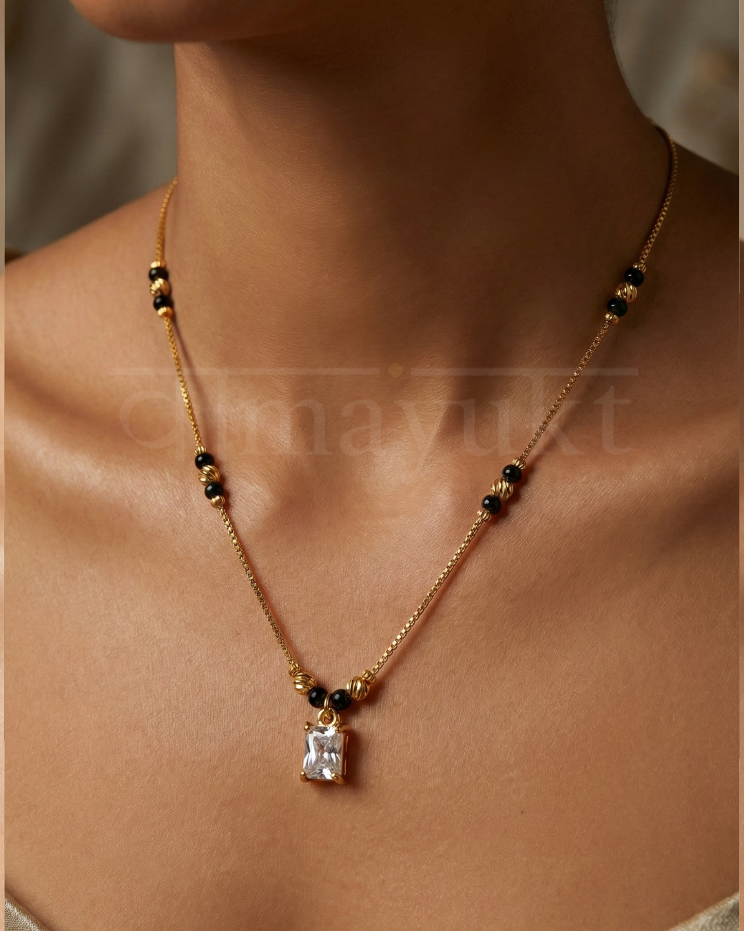 Kia emerald modern mangalsutra
